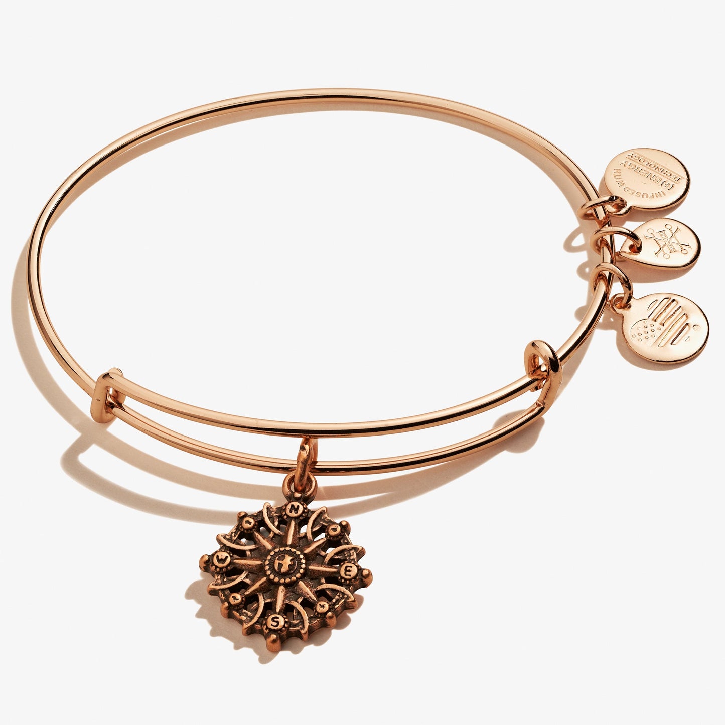 Compass Charm Bangle