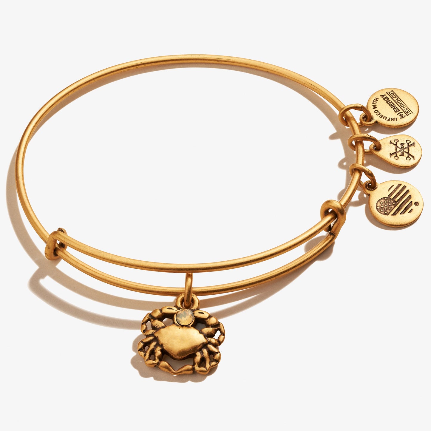 Crab Charm Bangle