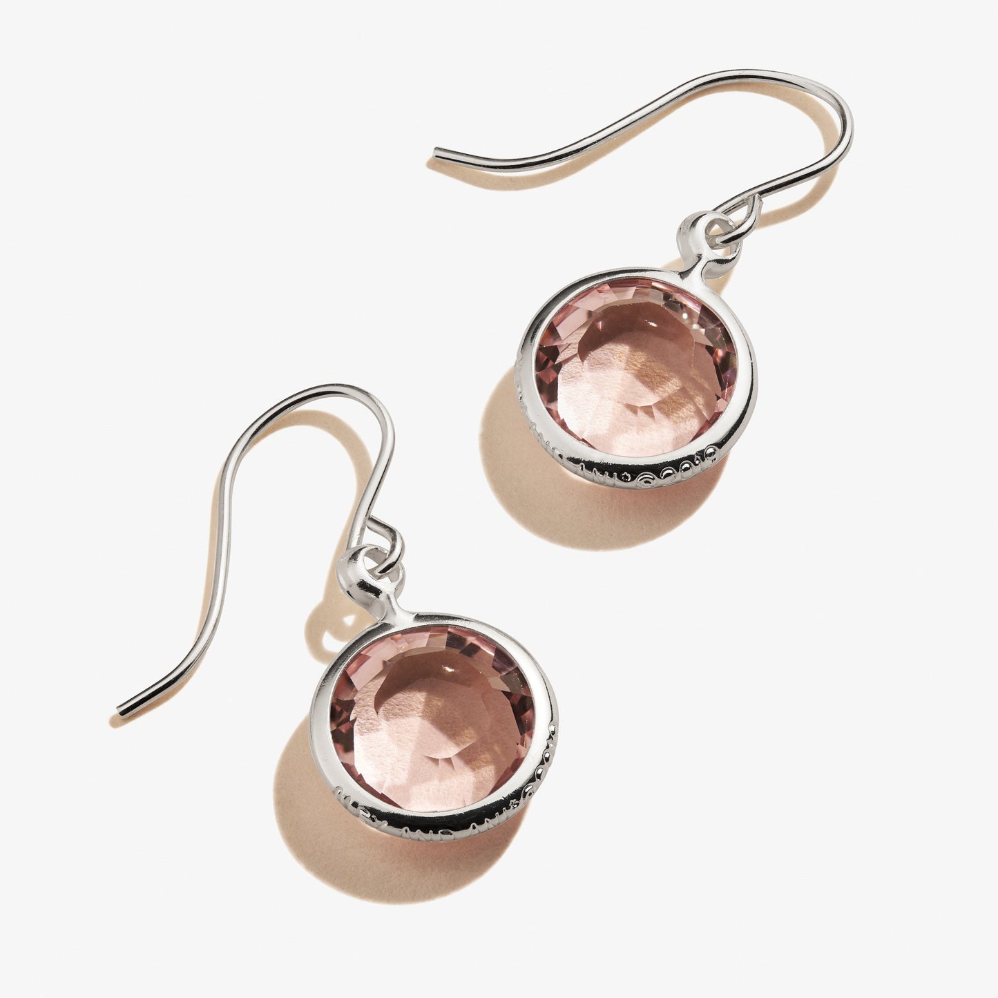 Light Amethyst Birthstone Earrings, June