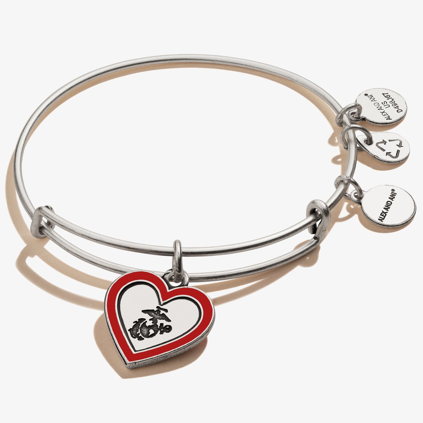 U.S. Marine Mom Charm Bangle