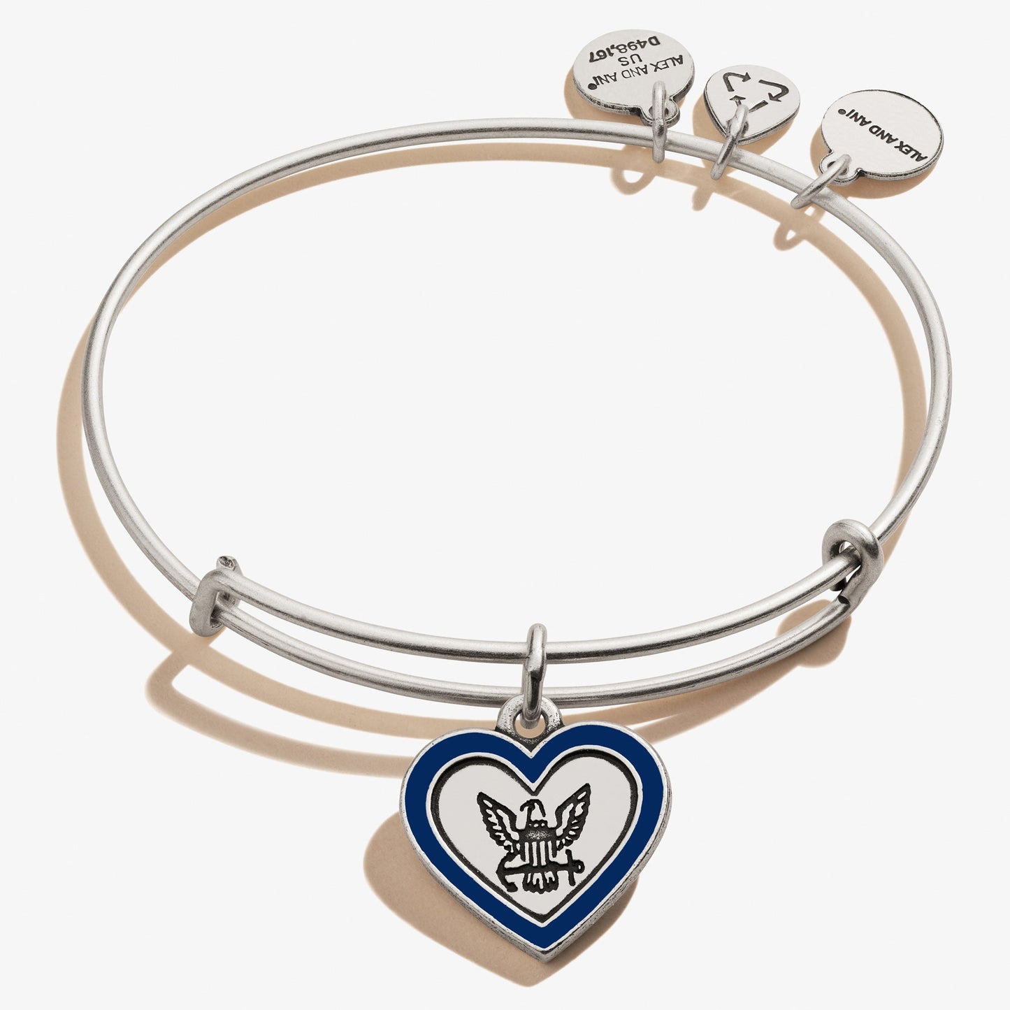 U.S. Navy Mom Charm Bangle