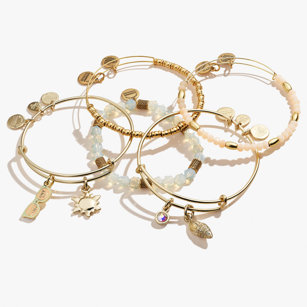 Girls Just Wanna Have Sun Bracelets, Set of 5