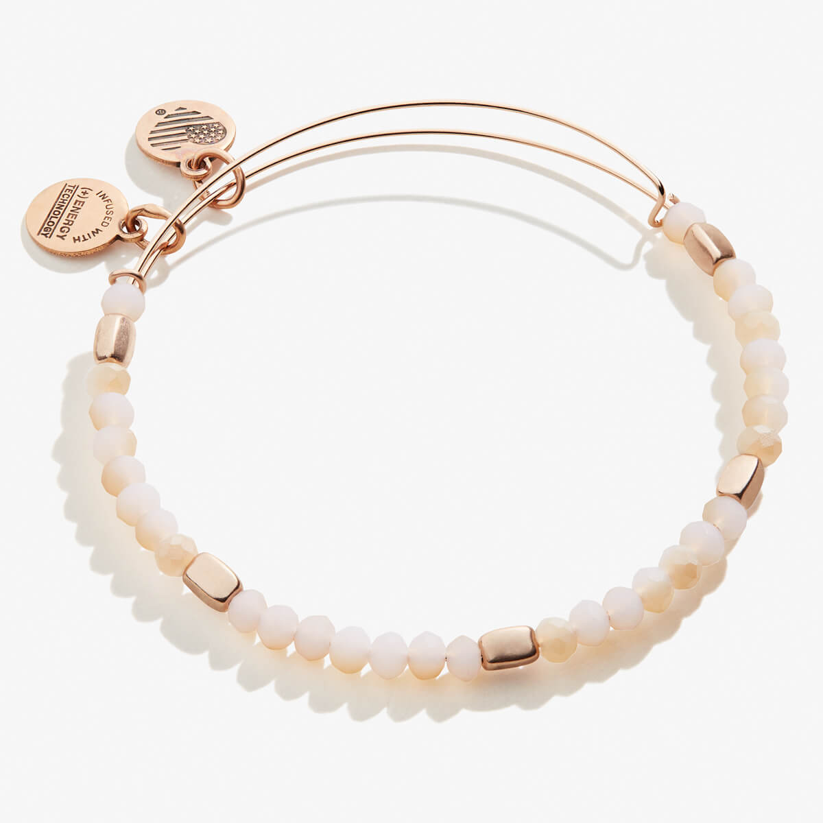 Sherbert Orange Beaded Bangle