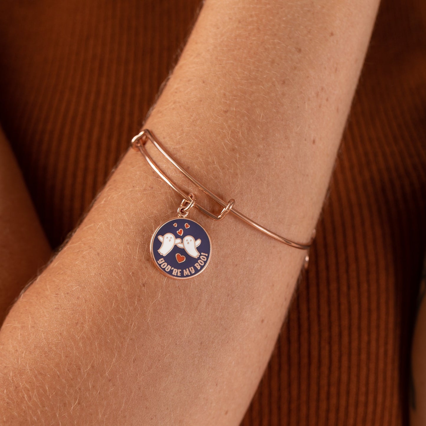'You’re my Boo' Charm Bangle, Color