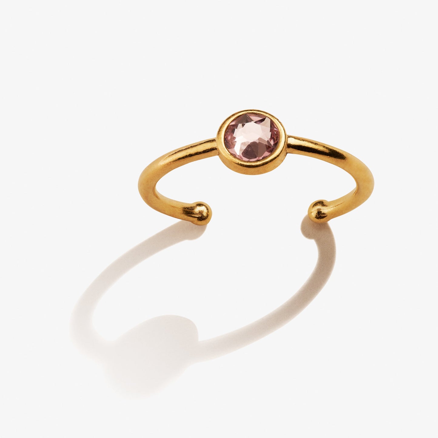 Light Amethyst Birthstone Ring, June