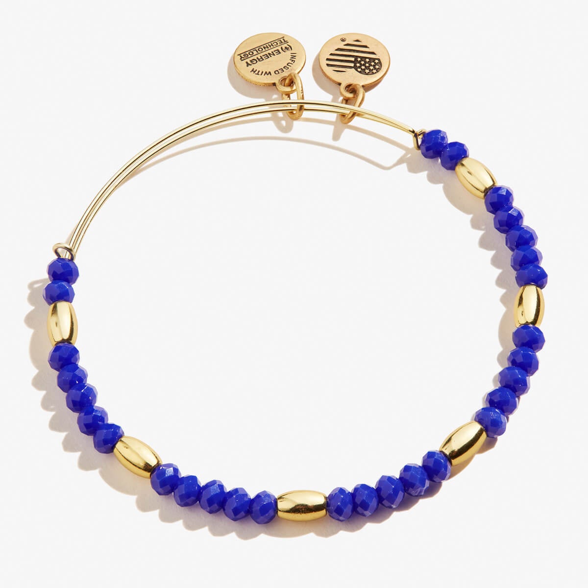 Royal Blue Balance Beaded Bangle