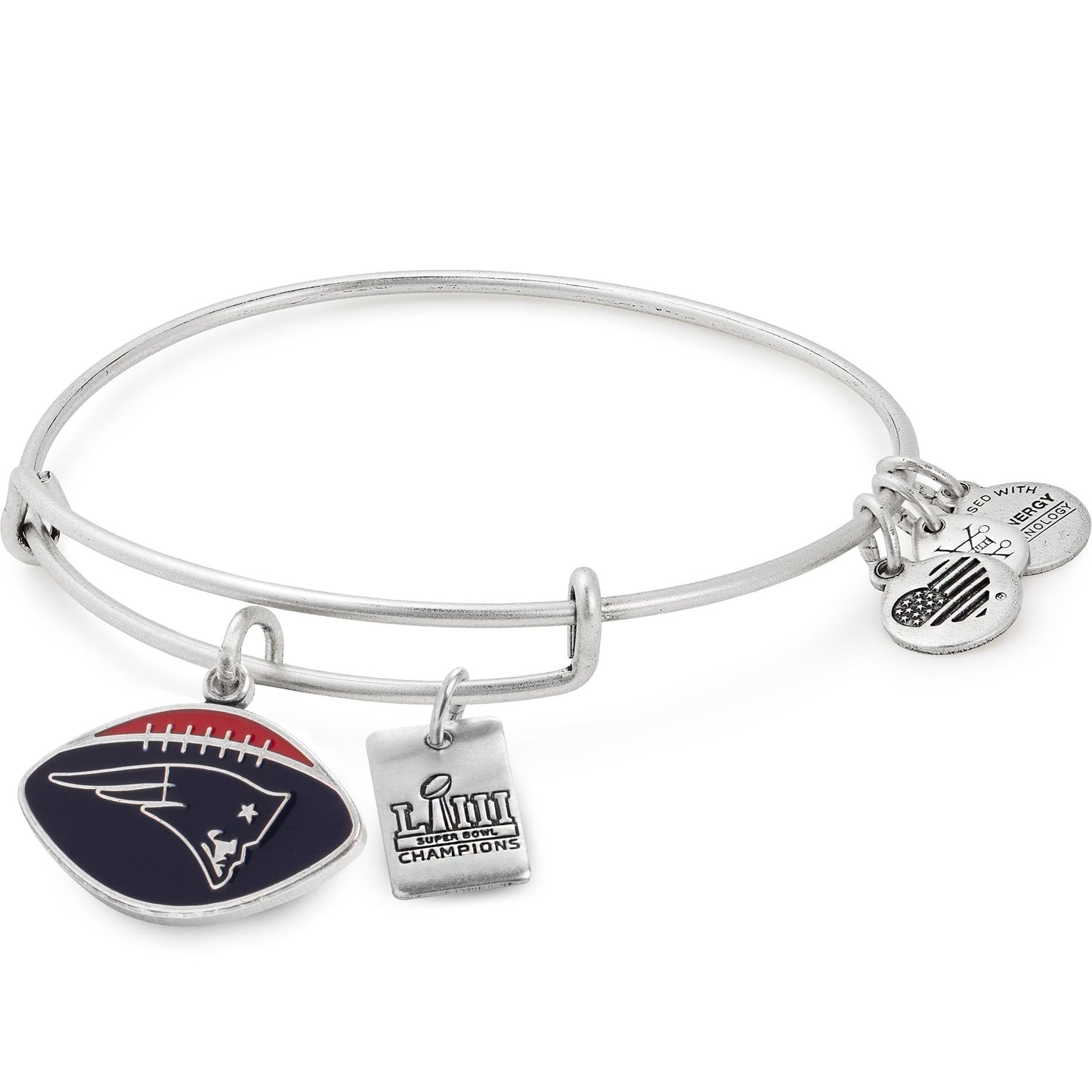 New England Patriots Super Bowl LIII Championship Charm Bangle, NFL