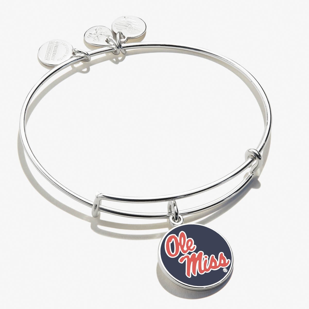 University of Mississippi Logo Charm Bangle