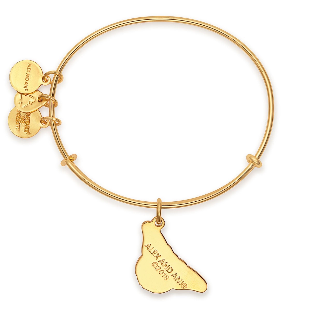 Monarch Butterfly Charm Bangle