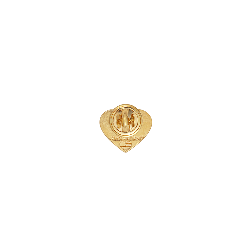 Heart Flag Pin, Color