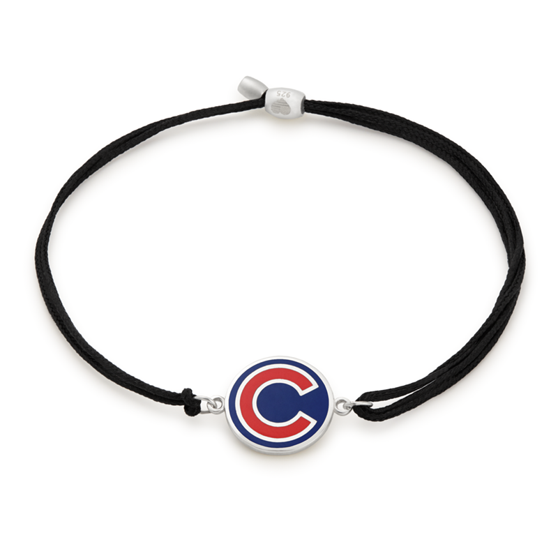 Chicago Cubs MLB Charm Pull Cord Bracelet