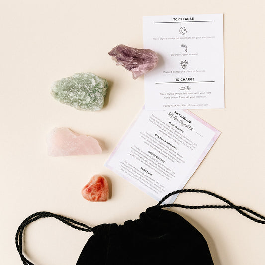 Gemstones + Pouch, Set of 4