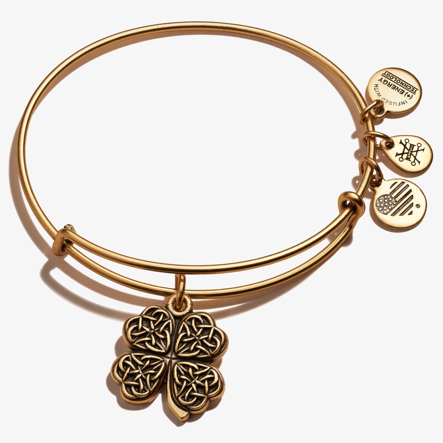 Four Leaf Clover IV Charm Bangle