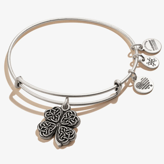 Four Leaf Clover IV Charm Bangle