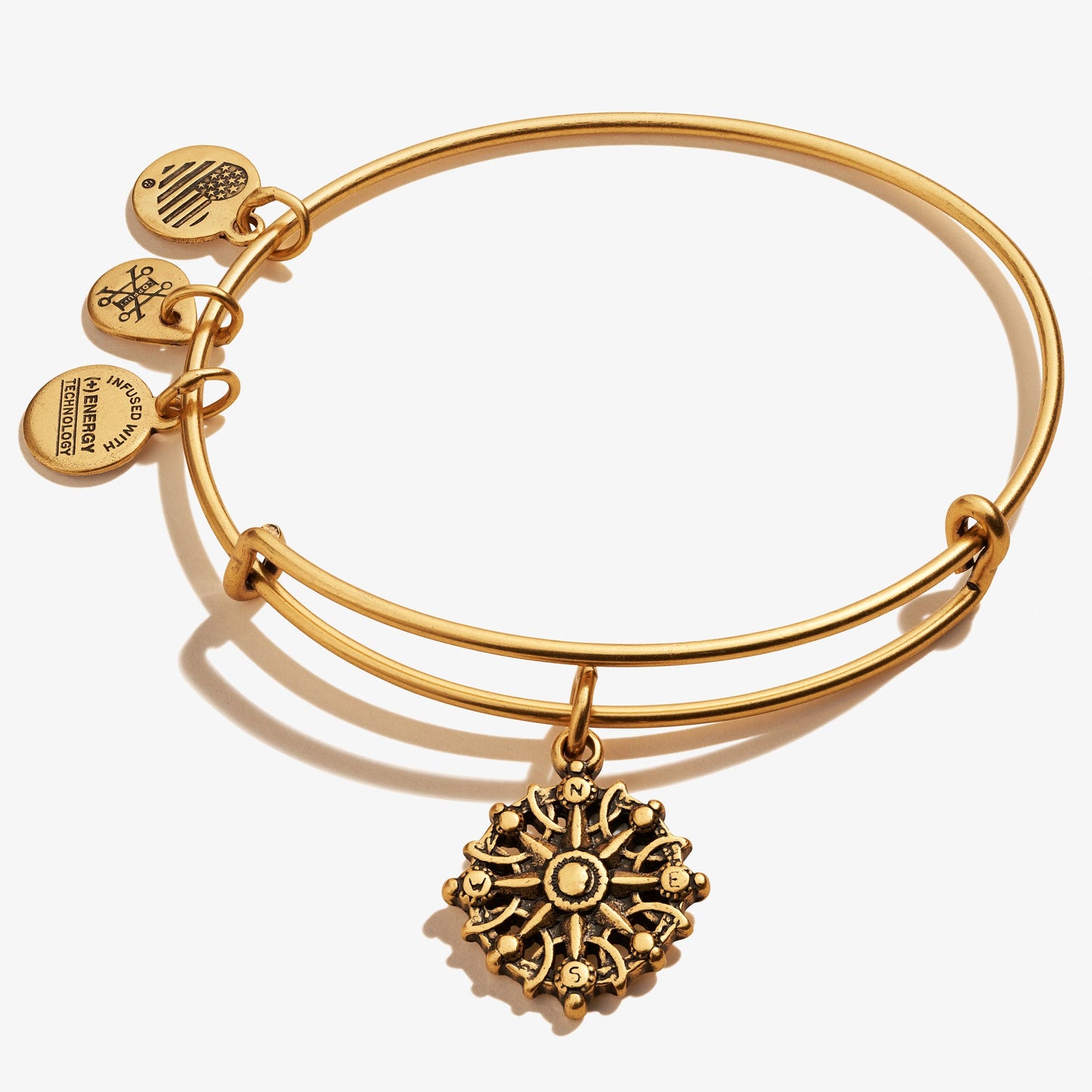 Compass Charm Bangle