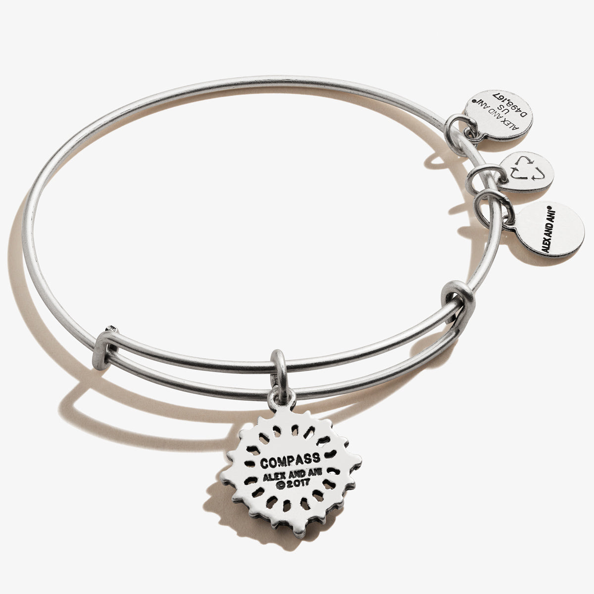 Compass Charm Bangle