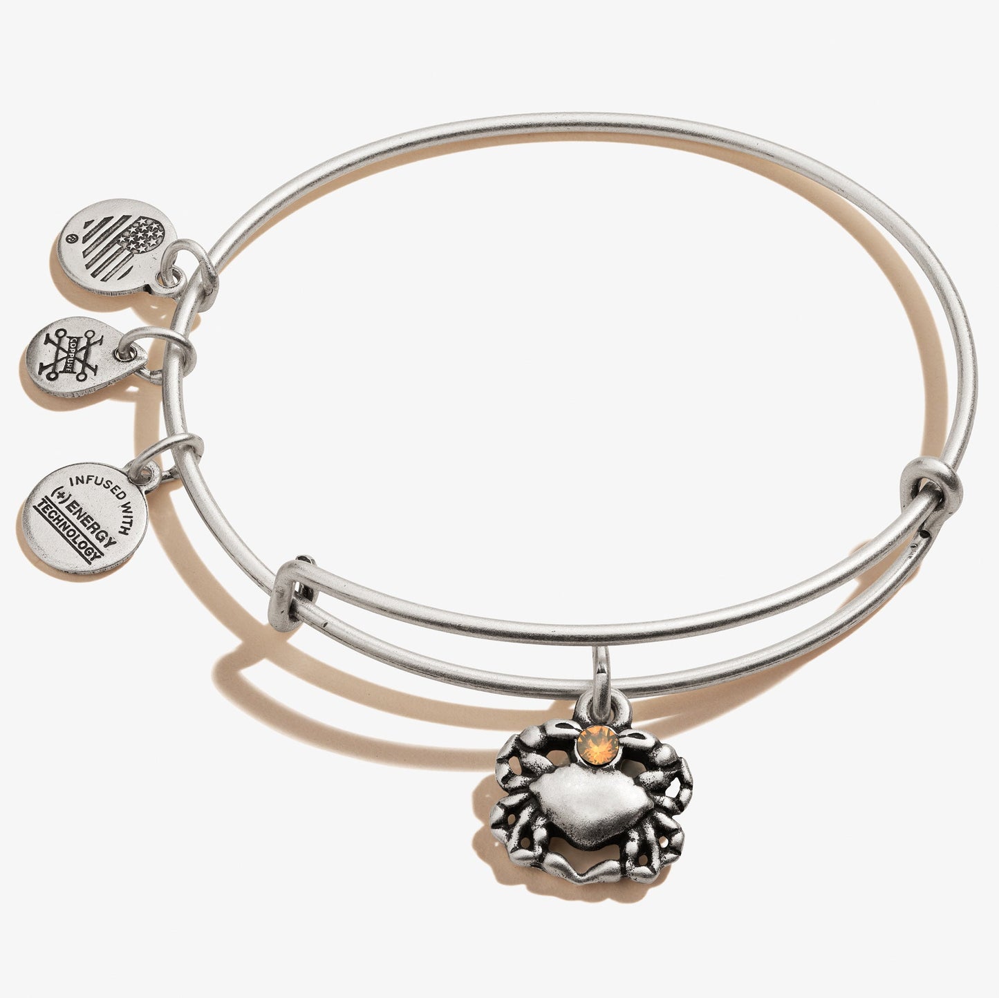 Crab Charm Bangle