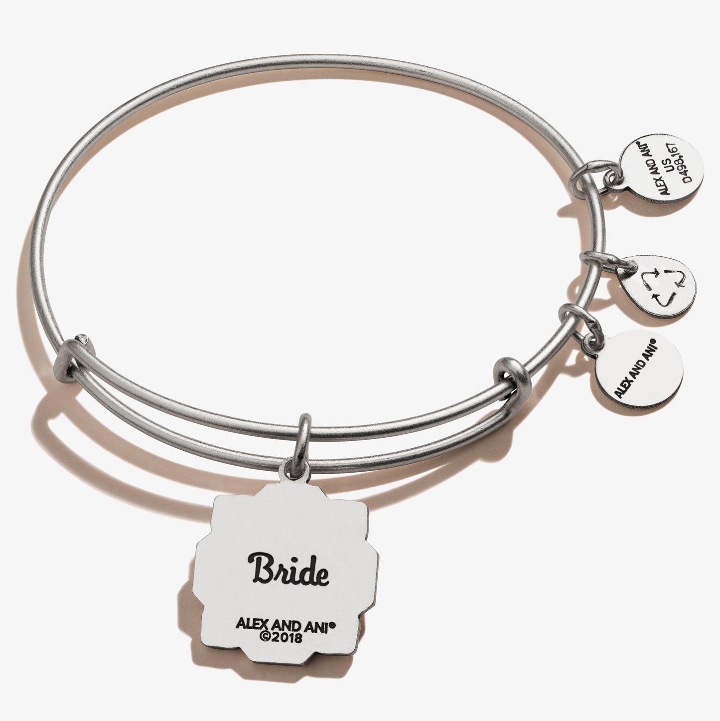 'Happily Ever After' Bride Charm Bangle
