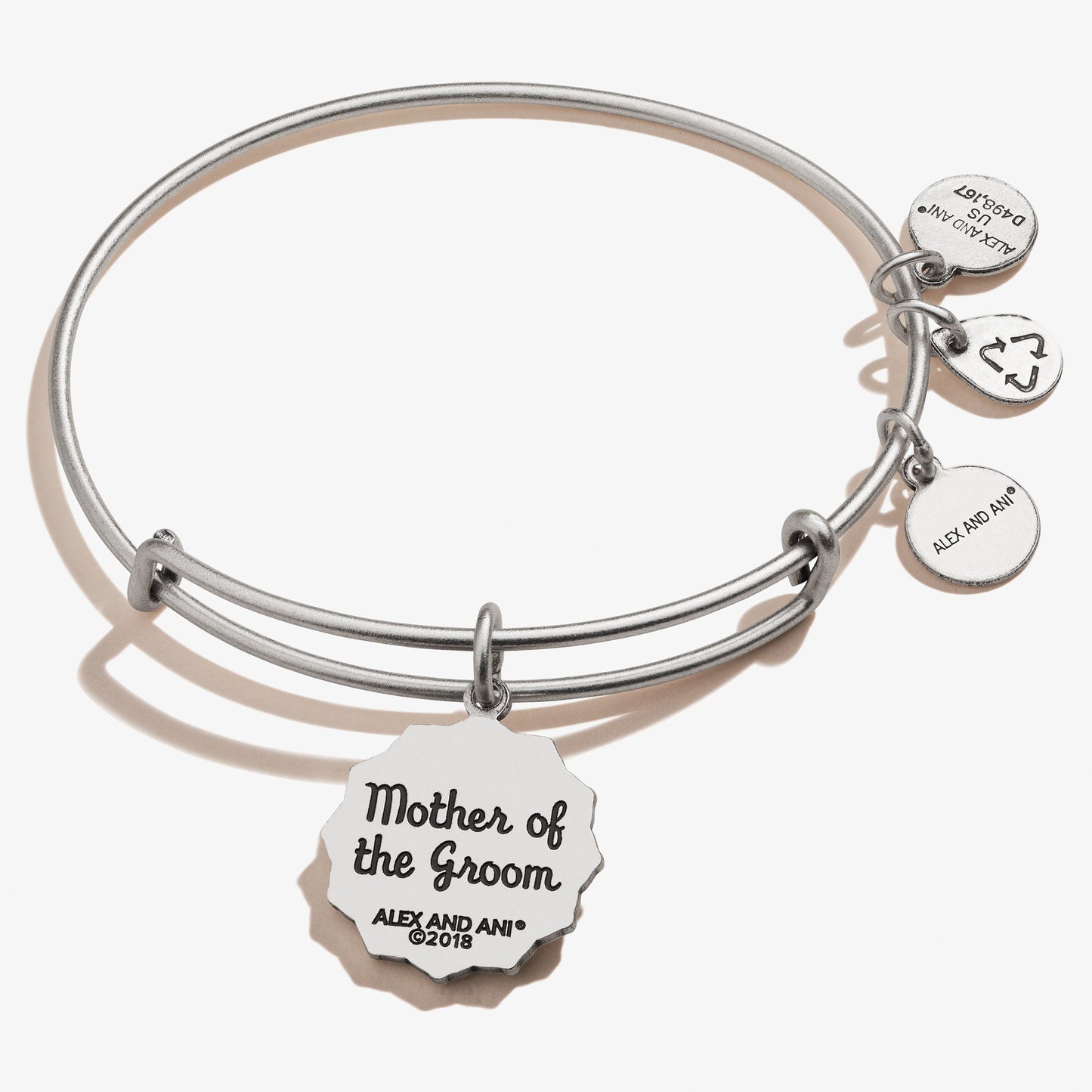 'My Other Mother' Mother of the Groom Charm Bangle