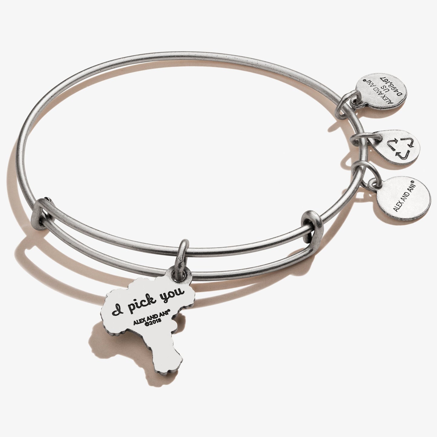 'I Pick You' Bouquet Charm Bangle