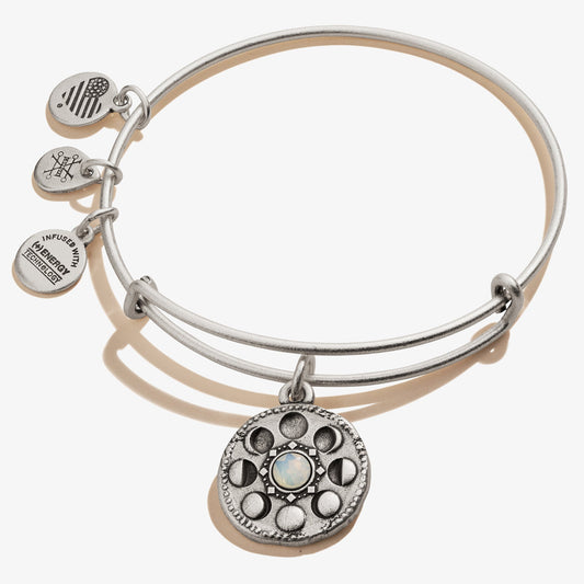 Moon Phase Charm Bangle