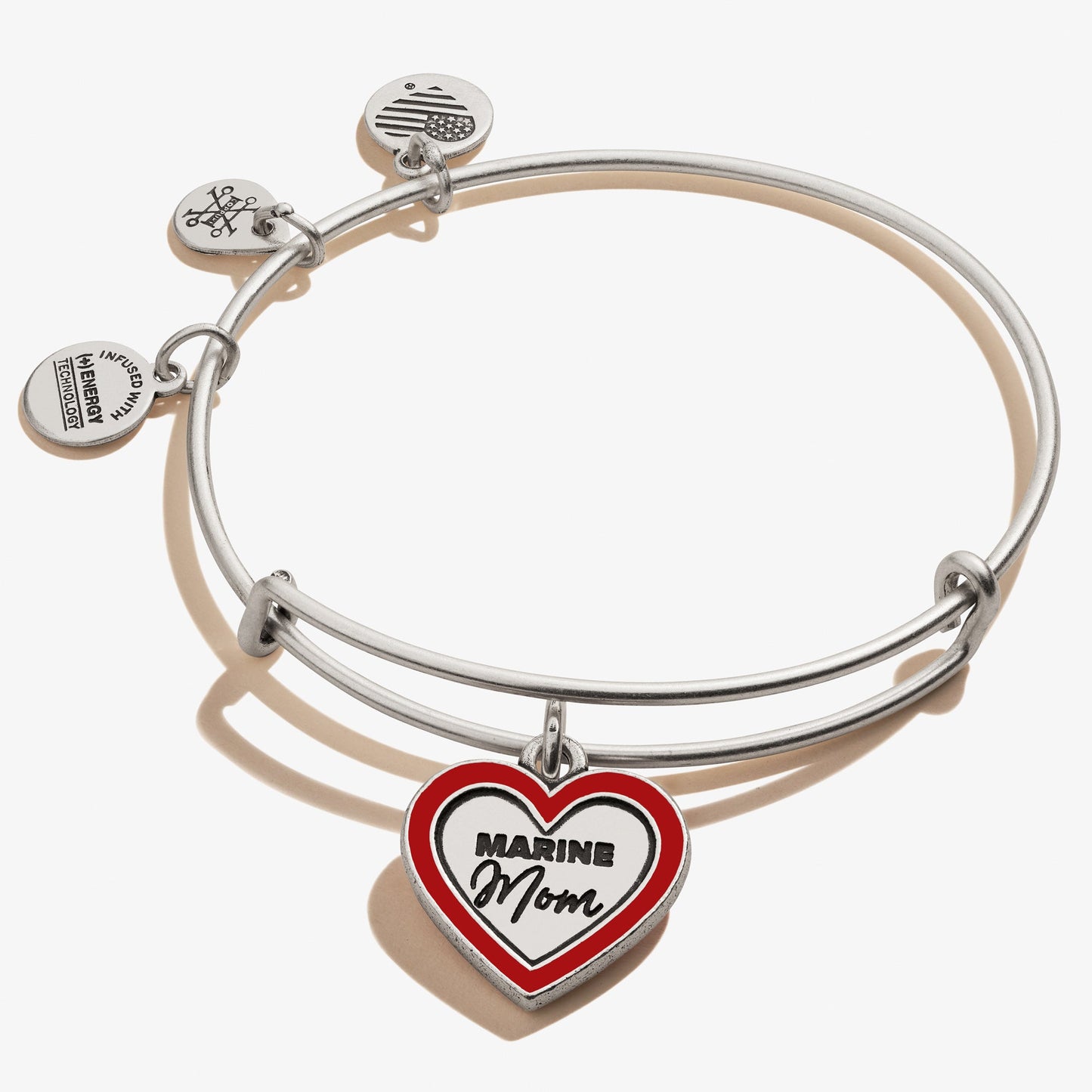U.S. Marine Mom Charm Bangle