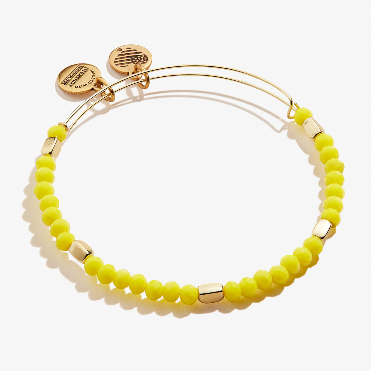 Yellow Balance Beaded Bangle