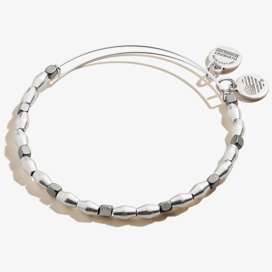 Heirloom Metal Beaded Bangle