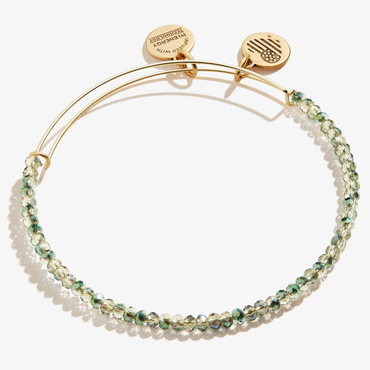 Fern Stardust Beaded Bangle