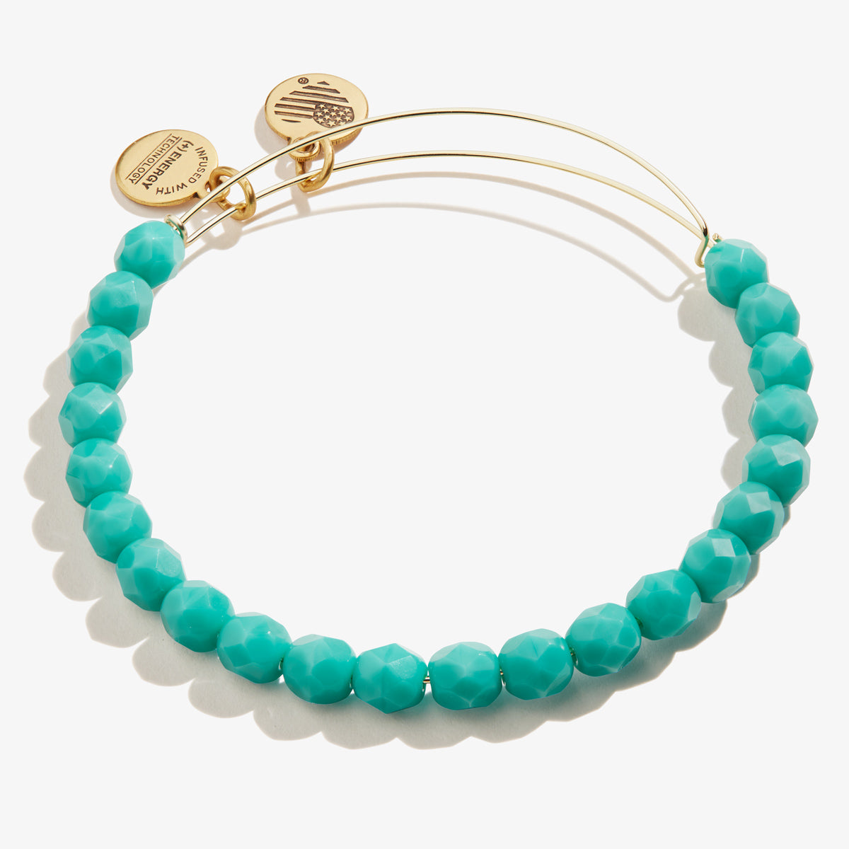 Turquoise Pebble Beaded Bangle