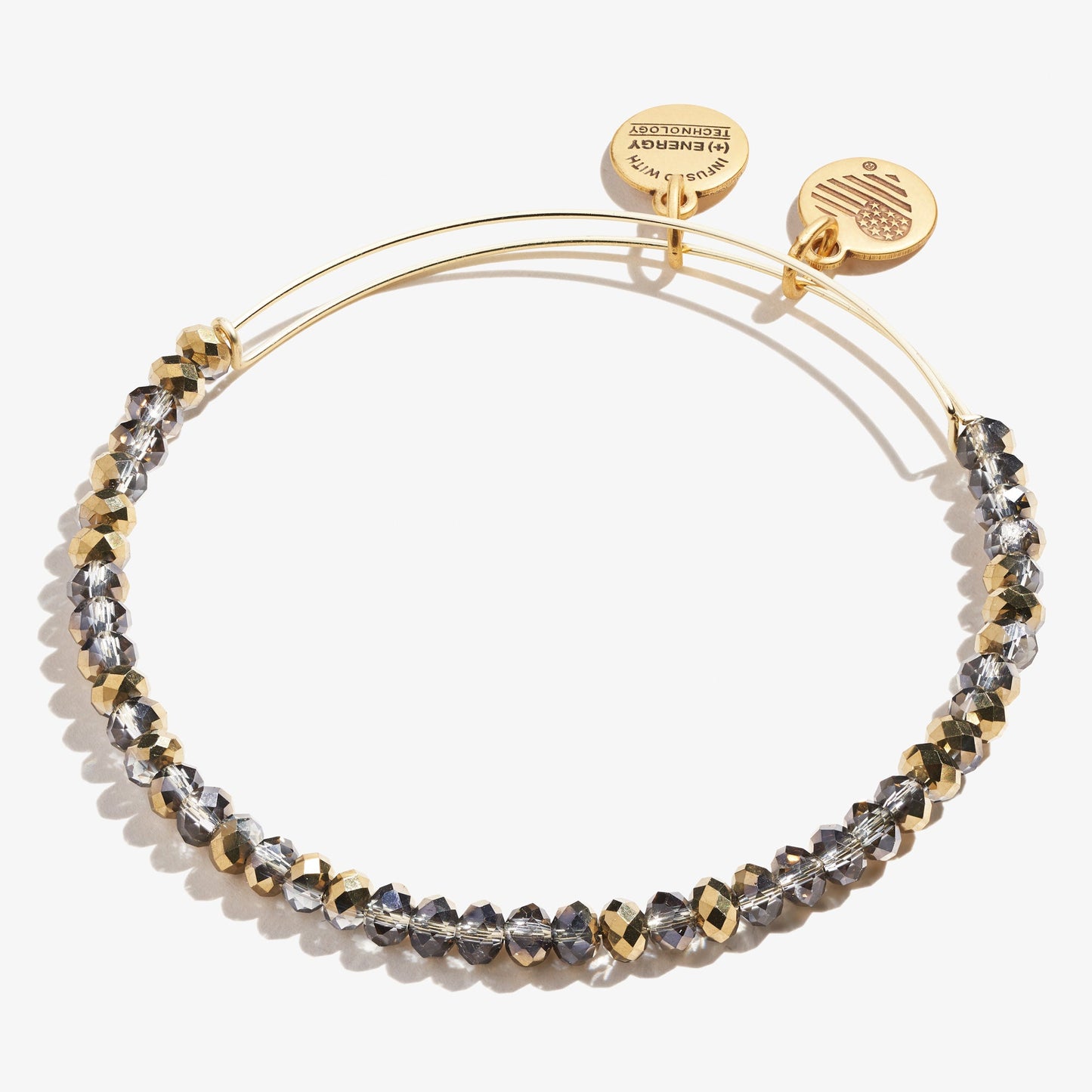 Brilliance Beaded Bangle, Tinsel