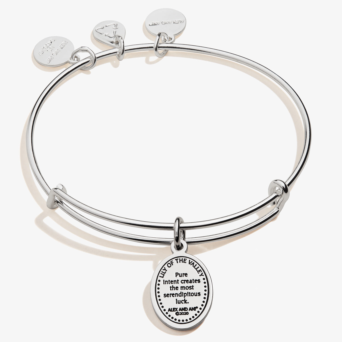 May Lily of the Valley Charm Bangle