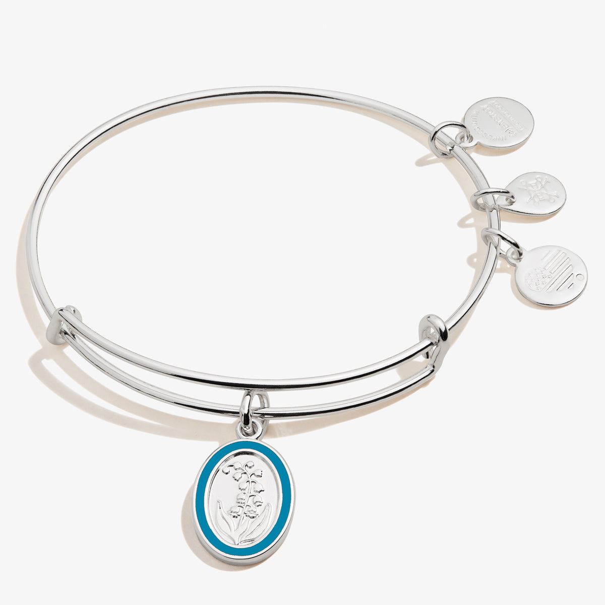 May Lily of the Valley Charm Bangle