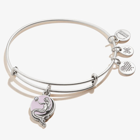 Mermaid Crystal Charm Bangle