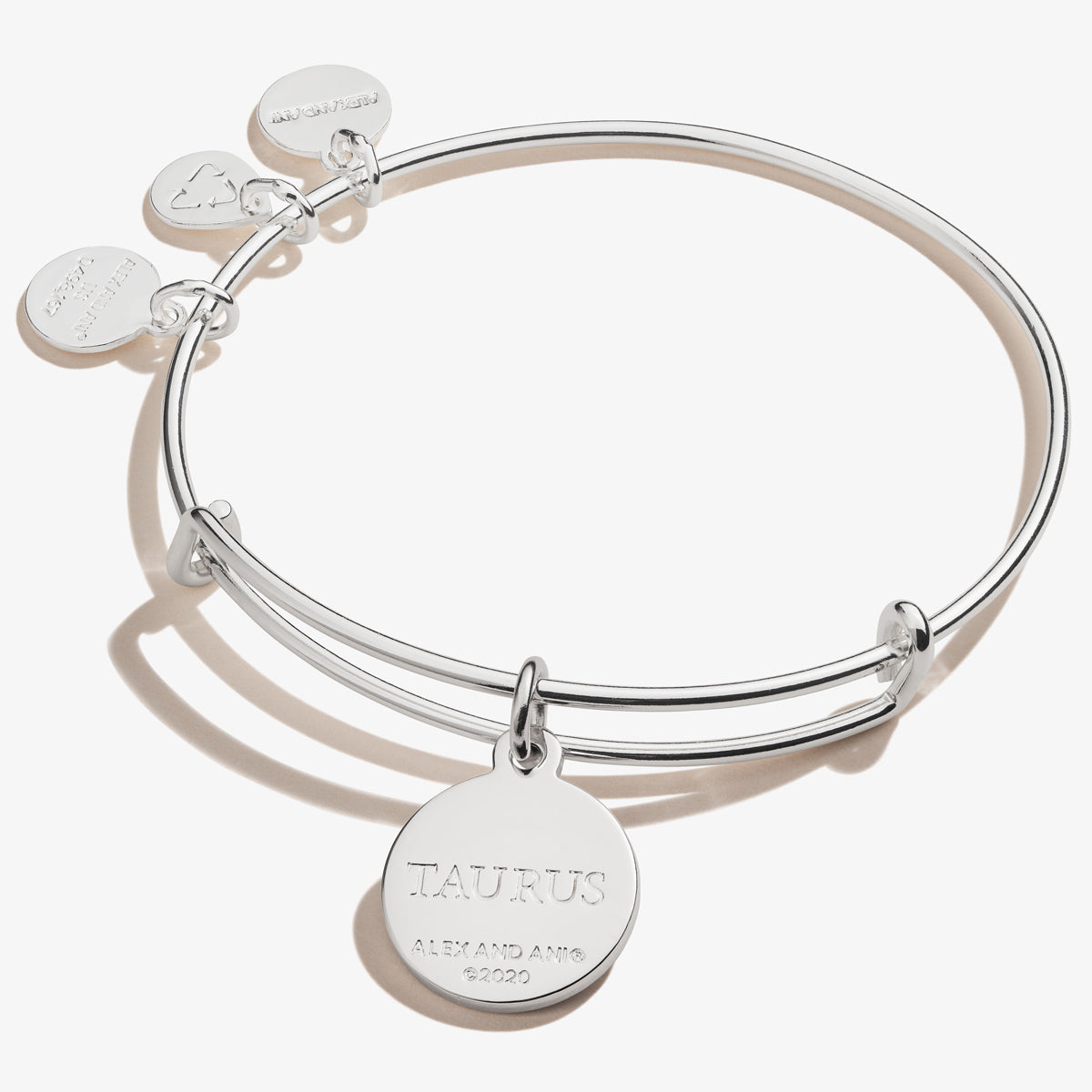 Taurus Zodiac Charm Bangle, Color
