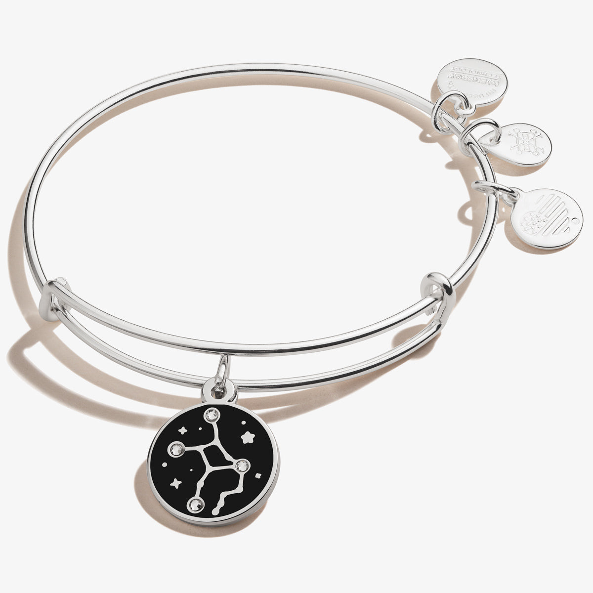 Virgo Zodiac Charm Bangle, Color