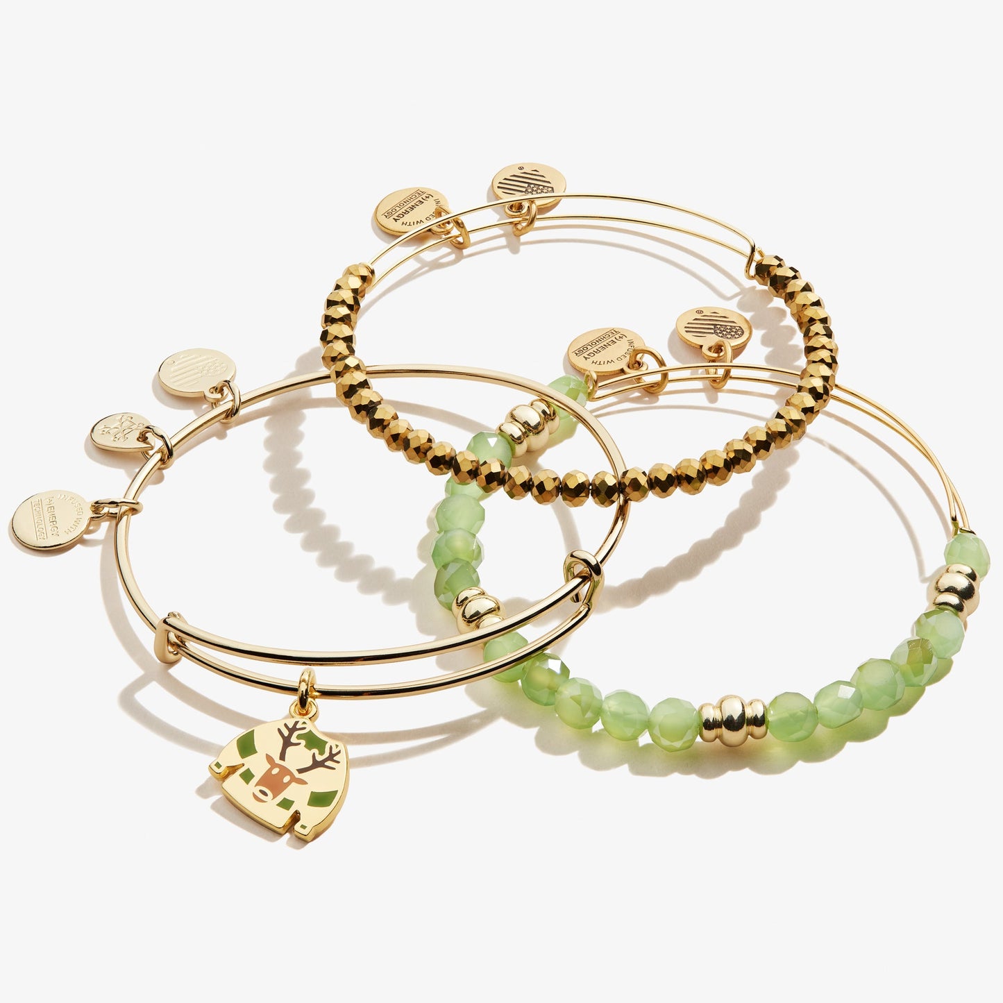 Ugly Sweater Beaded Bangles, Set of 3