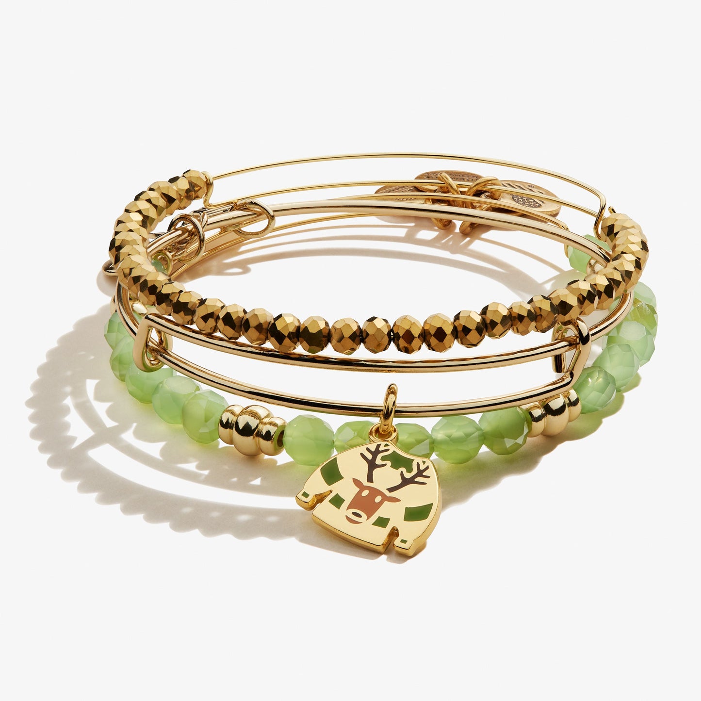 Ugly Sweater Beaded Bangles, Set of 3