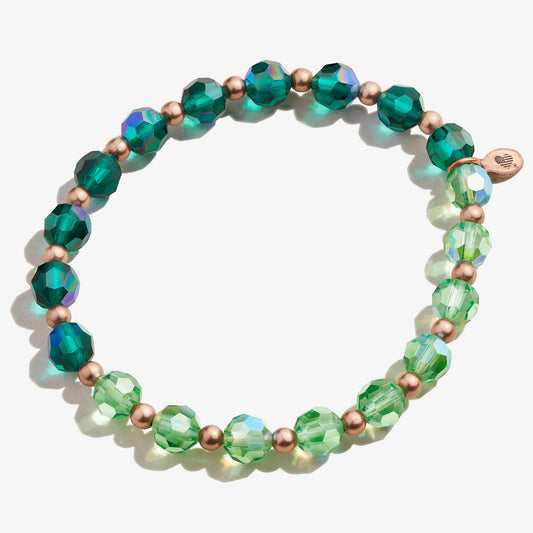 Crystal Stretch Bracelet, Emerald