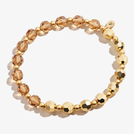 Crystal Stretch Bracelet, Gold