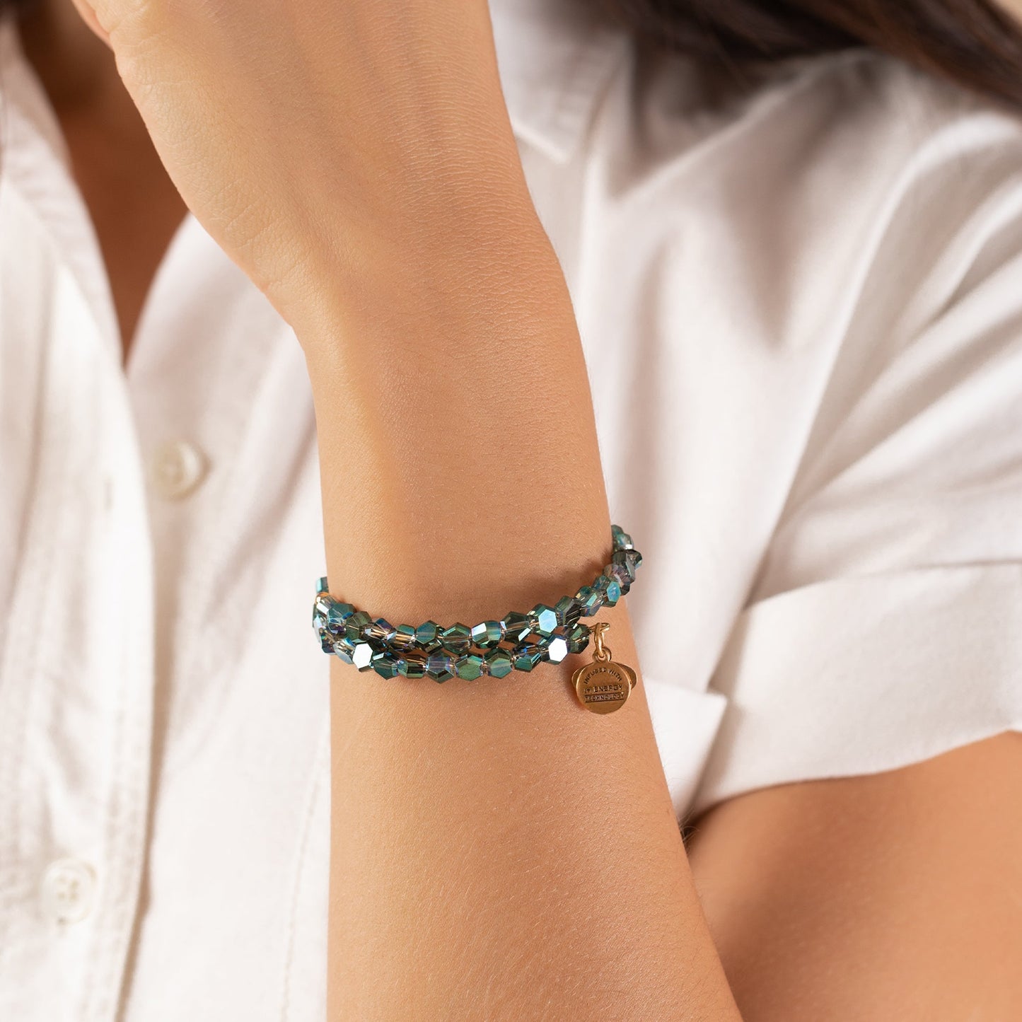 Fern Pixie Beaded Wrap Bracelet