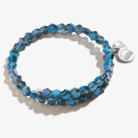 Sapphire Pixie Beaded Wrap Bracelet