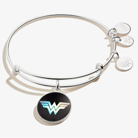 Wonder Womanâ„?Logo Charm Bangle