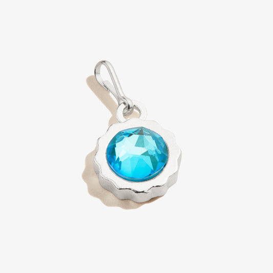 Cyan Crystal Charm