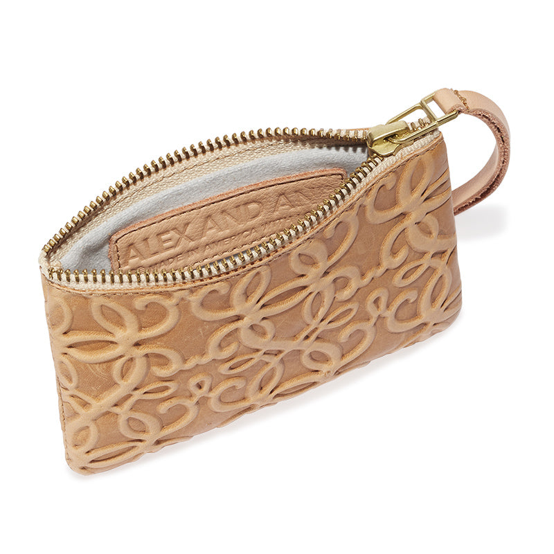 Gabriel Leather Pouchette, Blush