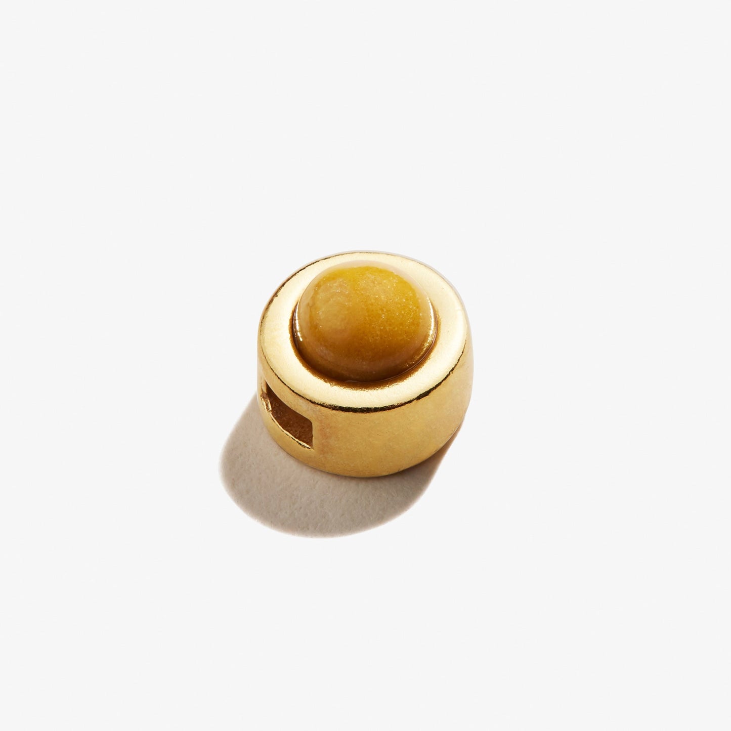 Yellow Jasper Gemstone Slider Charm