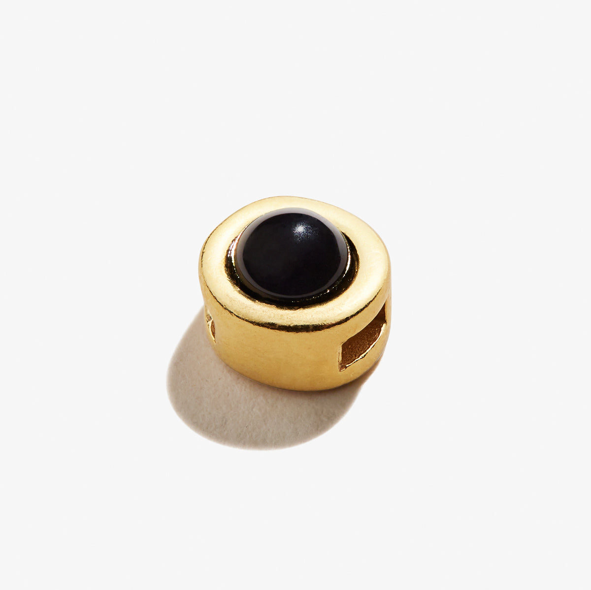 Onyx Gemstone Slider Charm