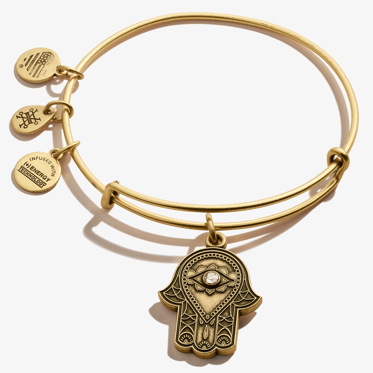 Hamsa Charm Bangle