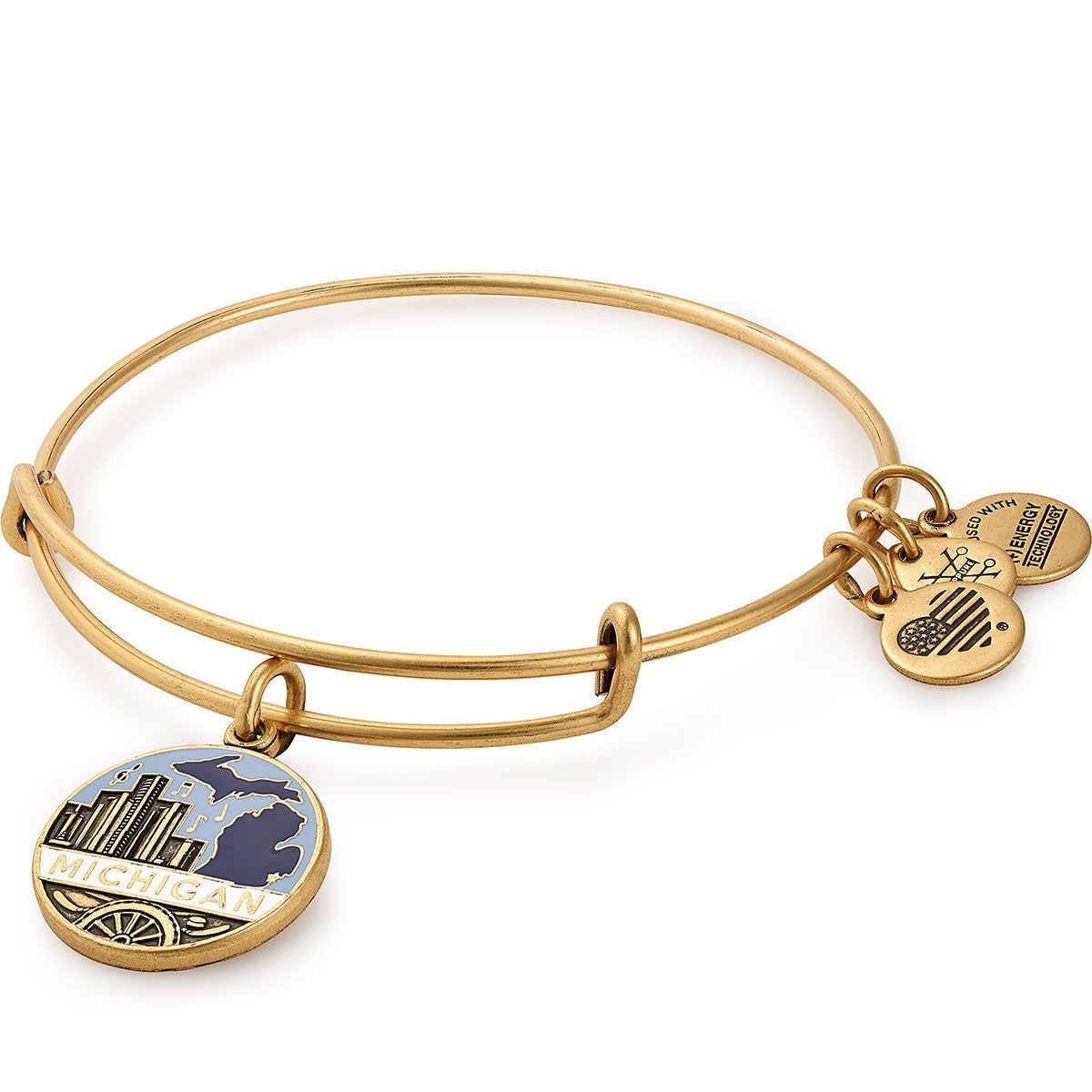 Detroit + Great Lakes Duo Charm Bangle