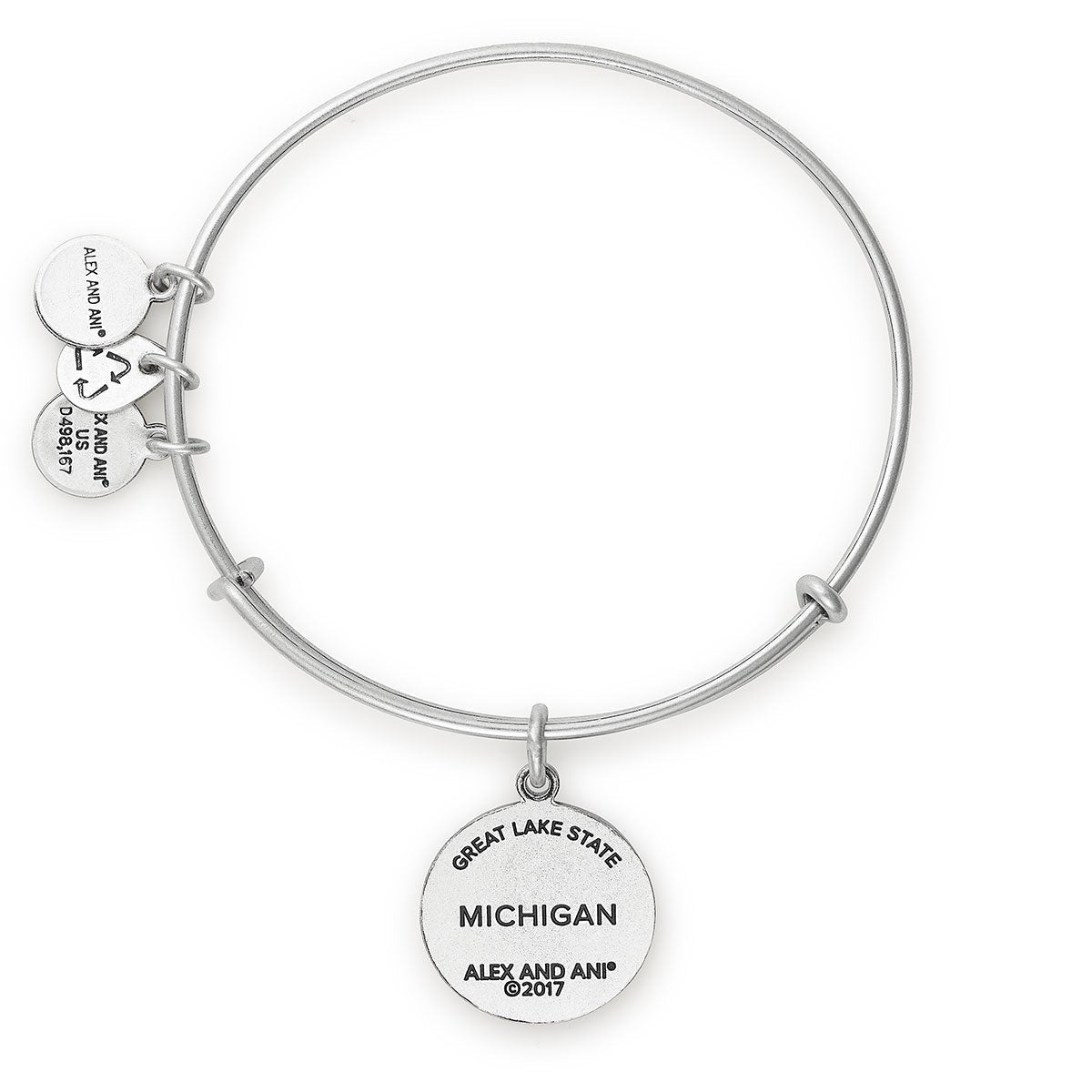 Detroit + Great Lakes Duo Charm Bangle